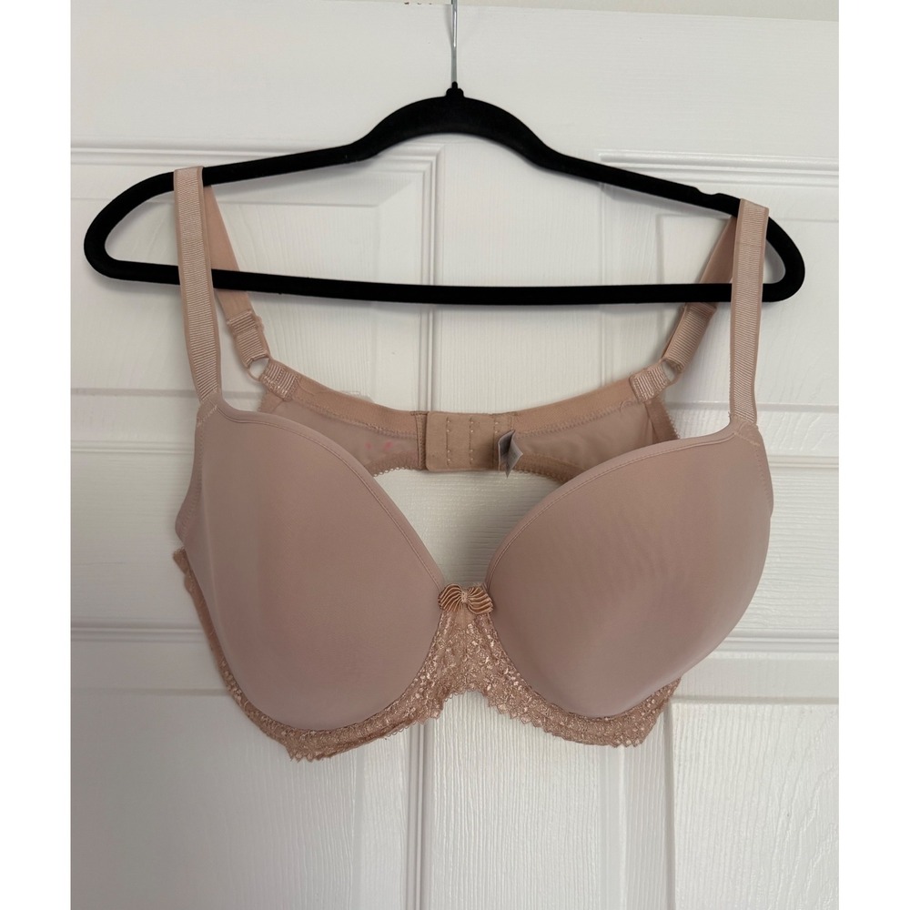 Wacoal Awareness Underwire Bra 85567 Beige Nude Lace Trim 38DD